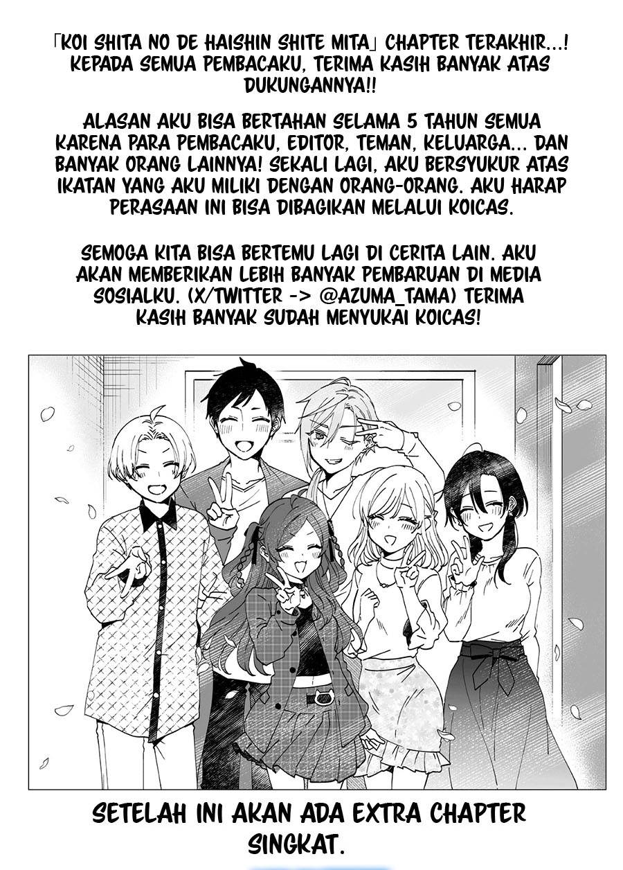 Koi Shita no de, Haishin Shite Mita Chapter 95 End